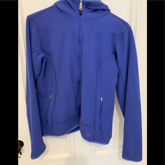 Nike ACG Jackets & Blazers - Blue Women’s Nike Fleece Jacket with hood Medium
